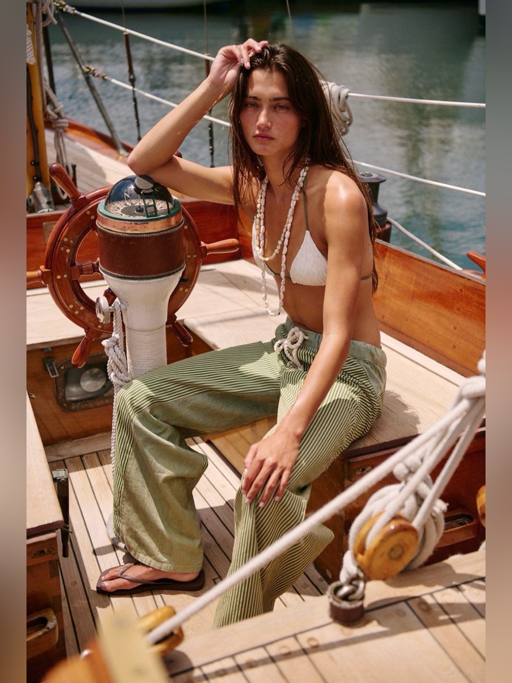 We The Free Milo Striped Pull On Jeans - Picture 6 of 10